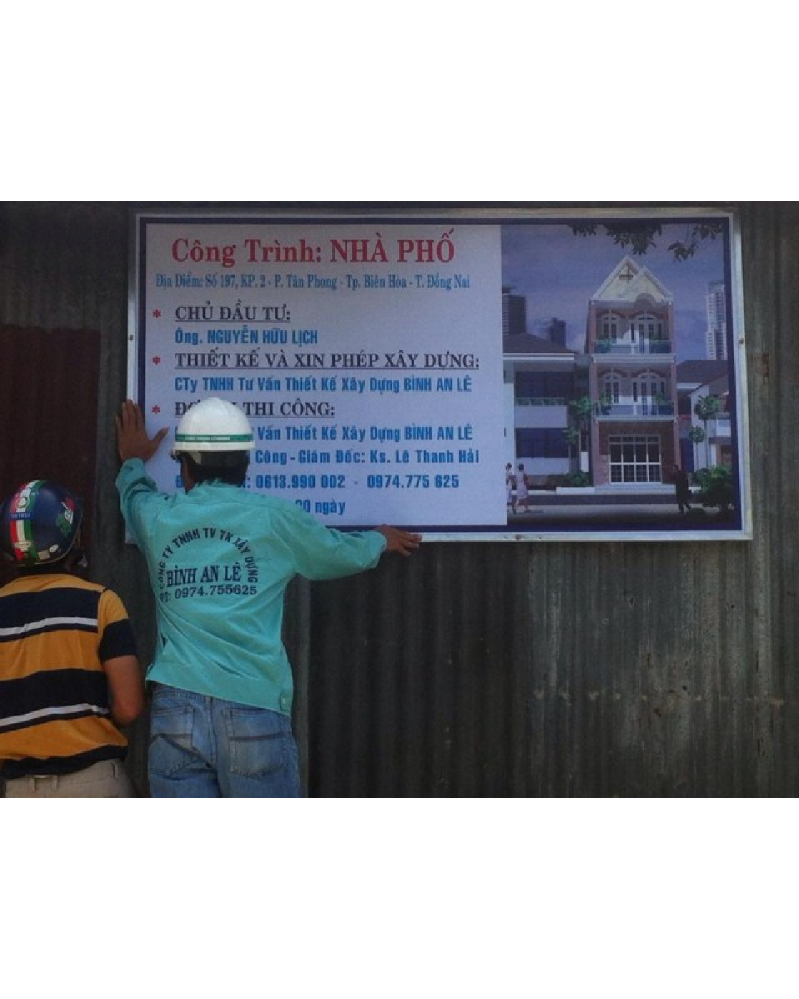 Công trình nhà phố anh Tú phường Long Bình