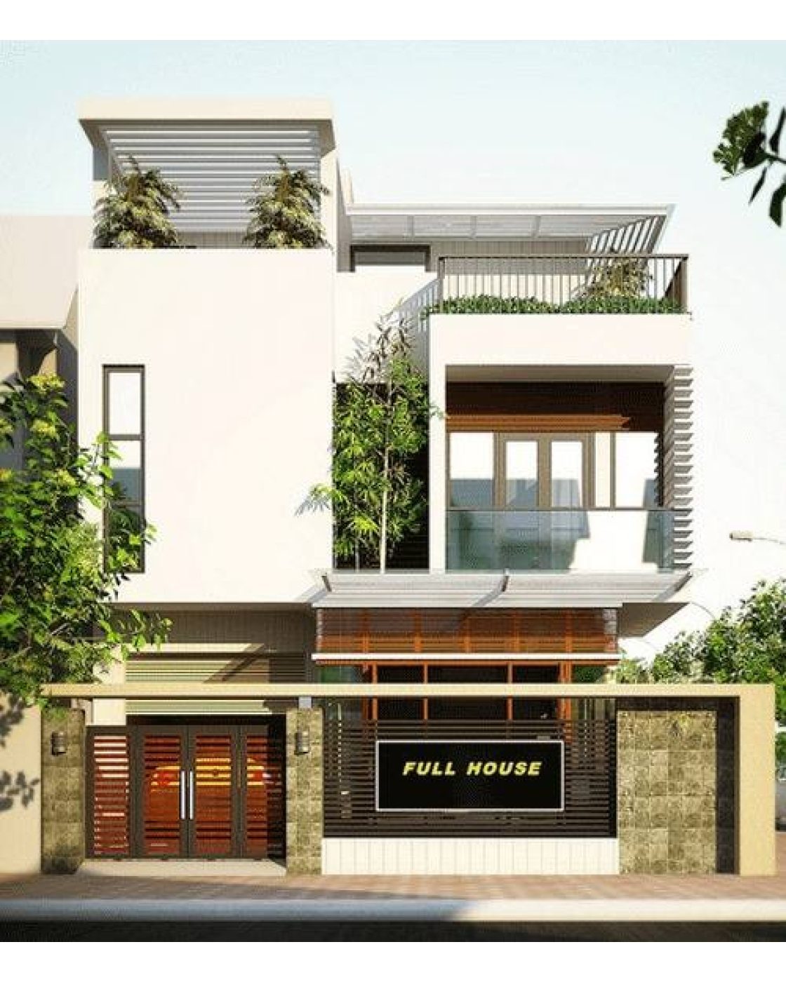 Nhà phố hiện đại