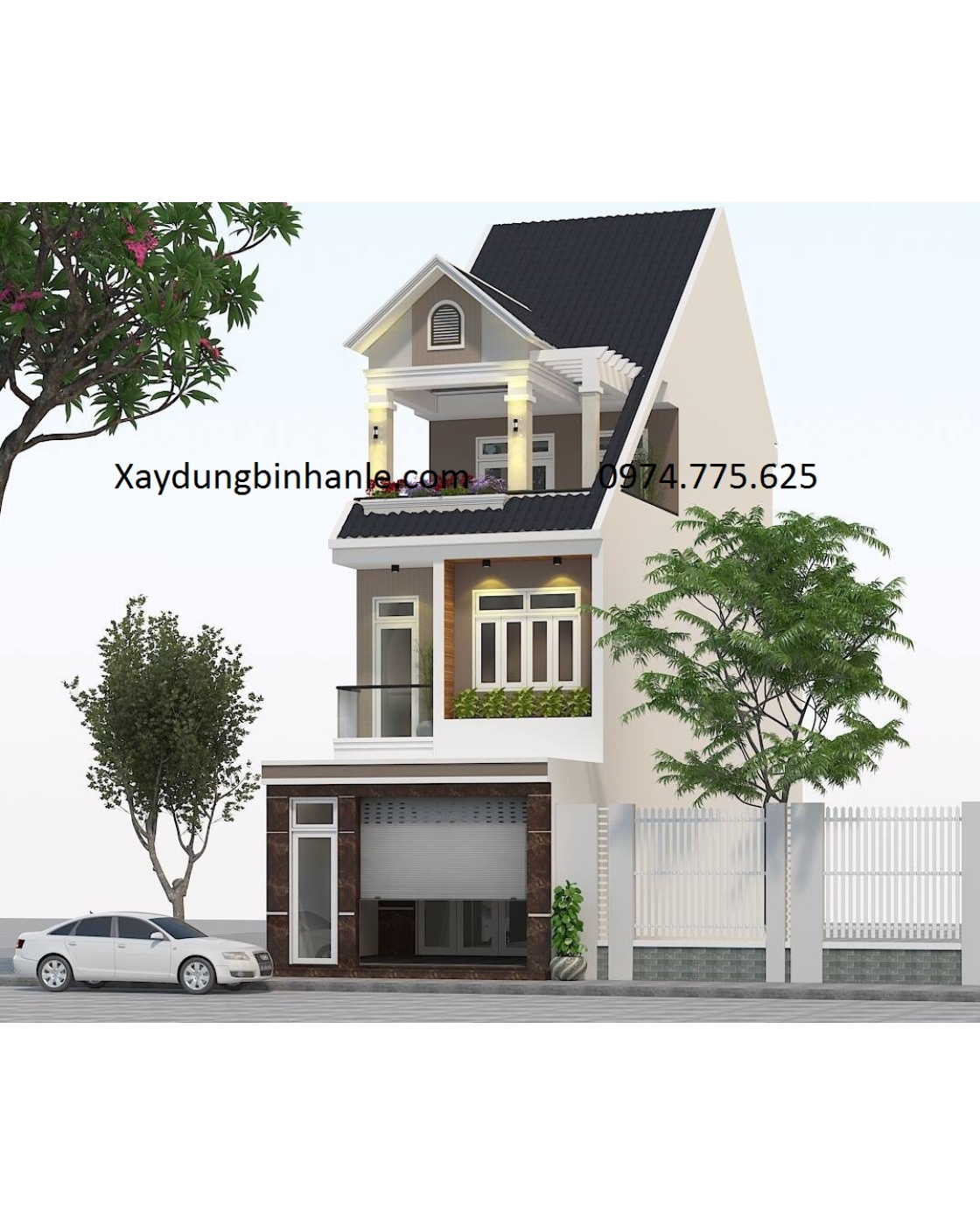 Nhà Phố 2 lầu 1 trệt