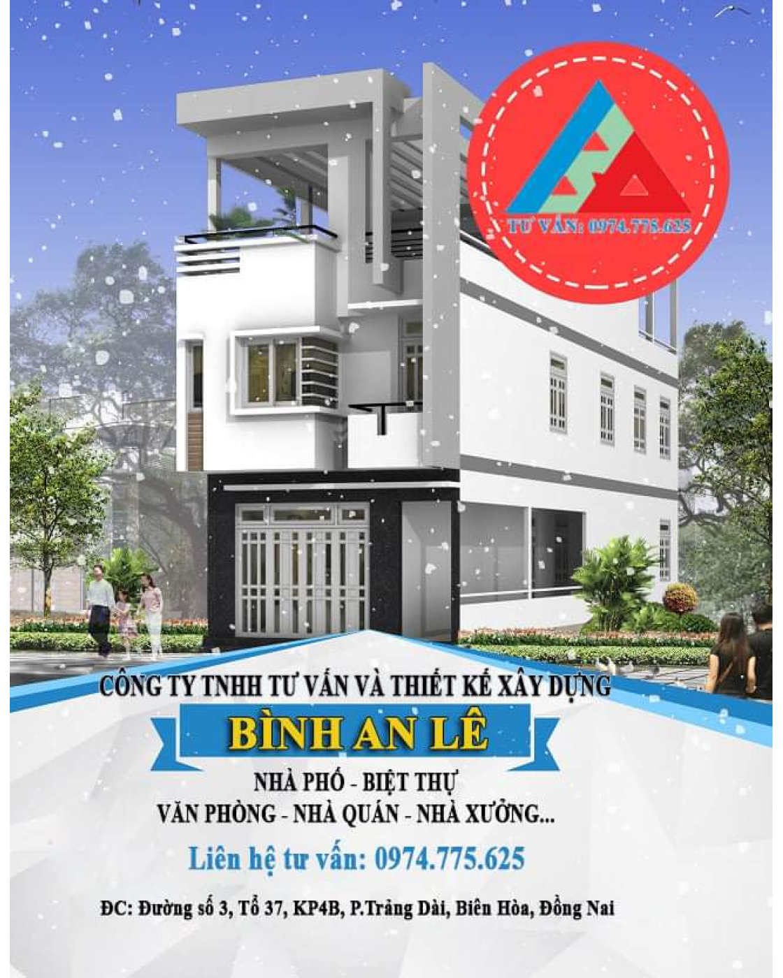 Mẫu Nhà Phố ngang 6m dài 20m