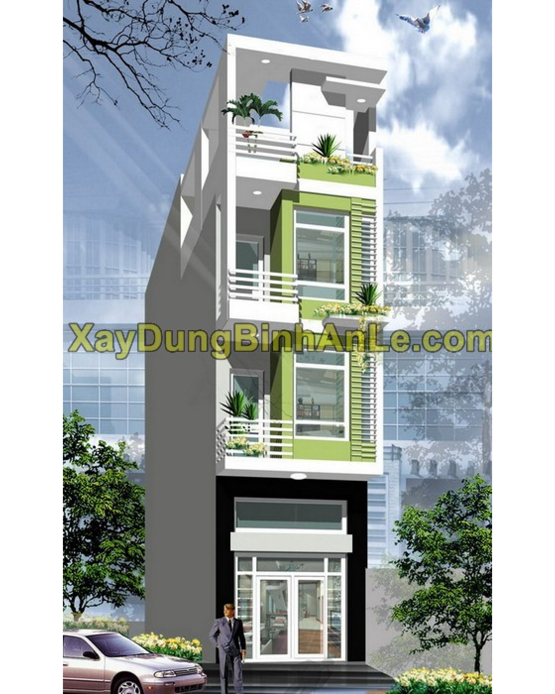 Bộ sưu tập các thiết kế nhà phố hiện đại đẹp