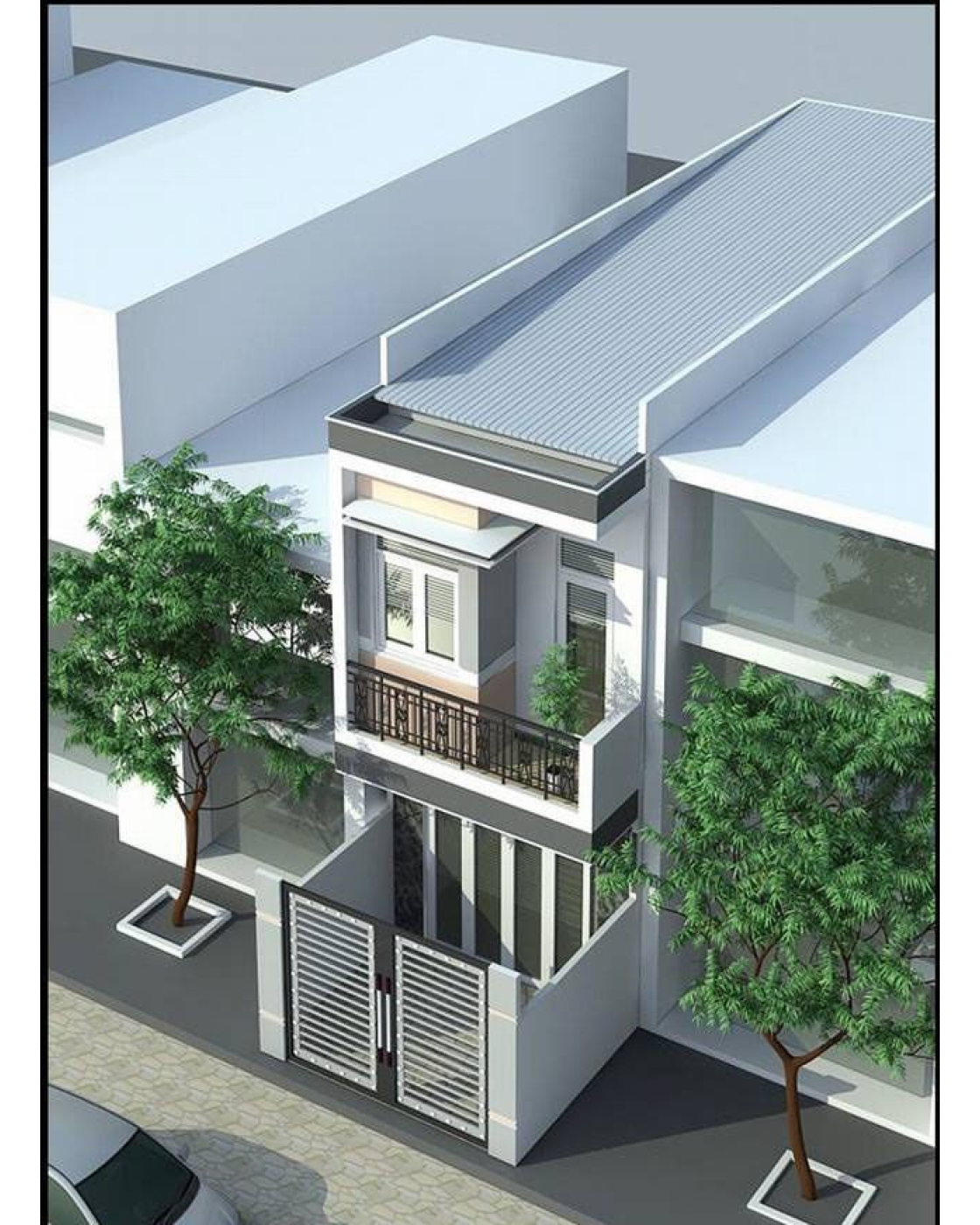 TOP 9 MẪU THIẾT KẾ NHÀ ĐẸP NGANG 5M DÀI 20M