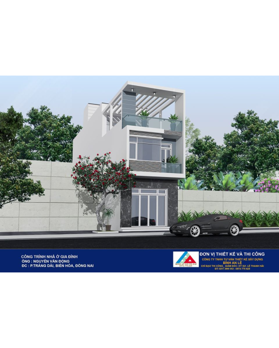 DỰ ÁN NHÀ PHỐ HIỆN ĐẠI: 5X20
