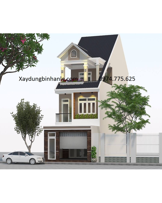 Nhà Phố 2 lầu 1 trệt