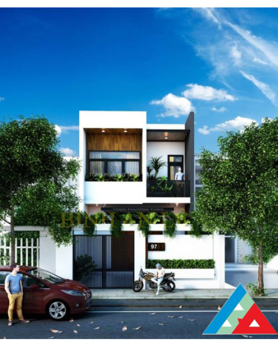 Mẫu thiết kế nhà 2 tầng 6×15 4 phòng ngủ hiện đại đẹp