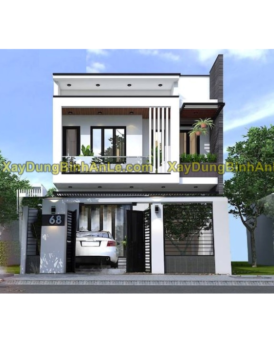 9 mẫu thiết kế nhà phố 2 tầng đẹp