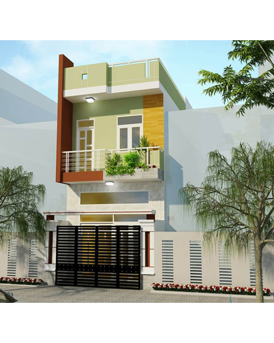 XÂY NHÀ ỐNG 2 TẦNG TIẾT KIỆM CHI PHÍ ĐẸP